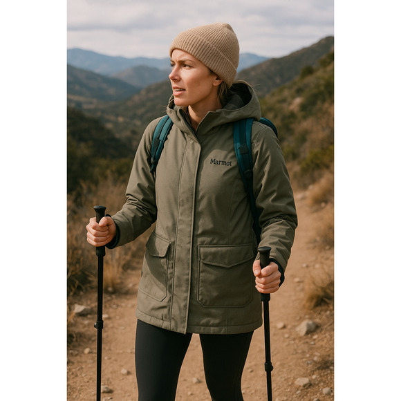 Marmot Winter Parka Jacket Women’s XS Hood Quilted Liner Warm Coat - Picture 1 of 5